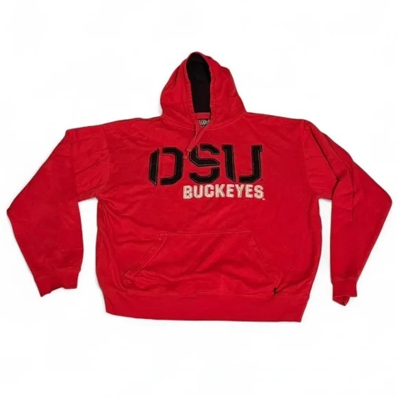 AND1 OSU Buckeyes Red Hoodie Sweater - Picture 1 of 6